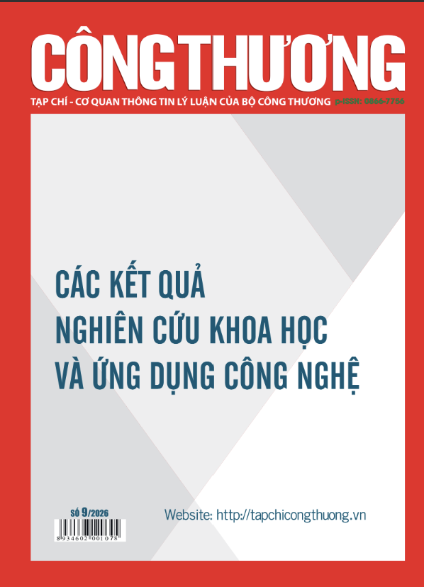 Tạp chí Công Thương - Các kết quả nghiên cứu
